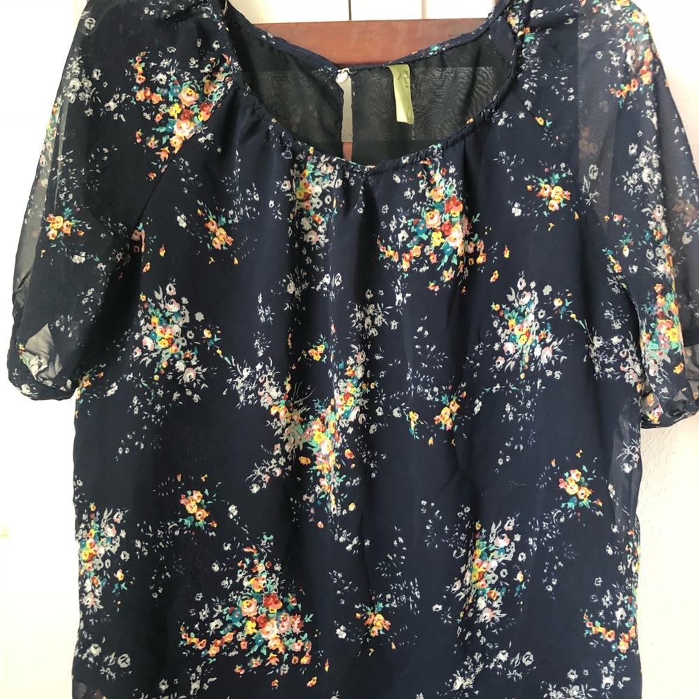 Medium Navy Blouse